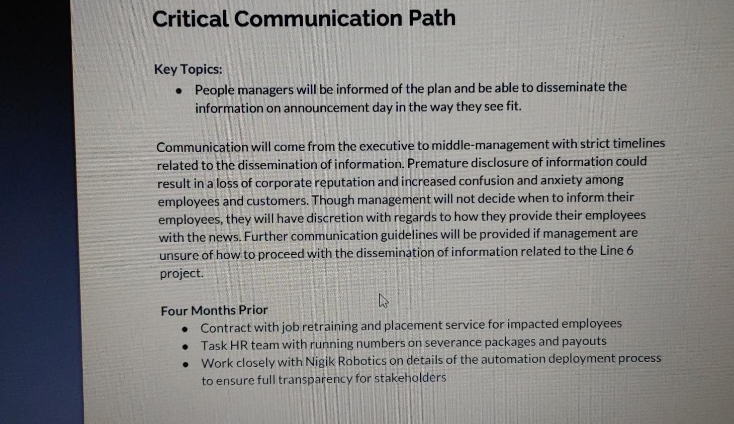 i have to draft a announcement email, points