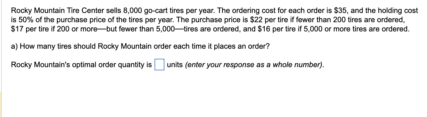 Rocky Mountain Tire Center sells 8,000 go-cart