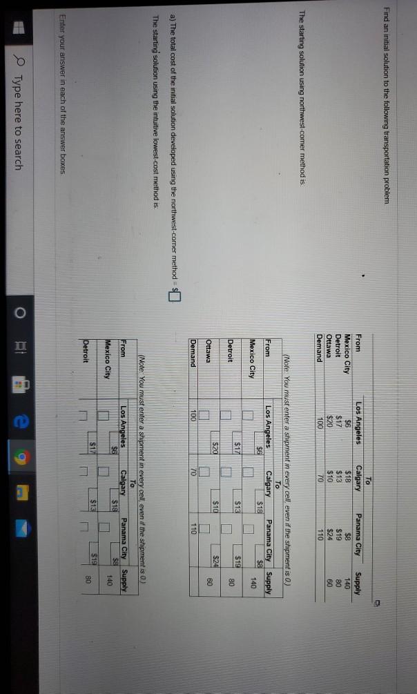 please explain thank you :) Find an initial