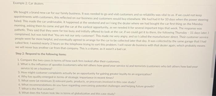 Please help with questions 1-8 on this case study