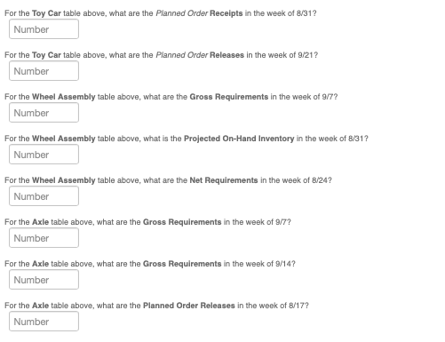 MS.52 A toy company needs to calculate material