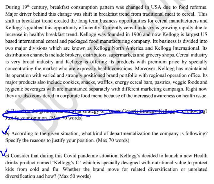 During 19th century, breakfast consumption
