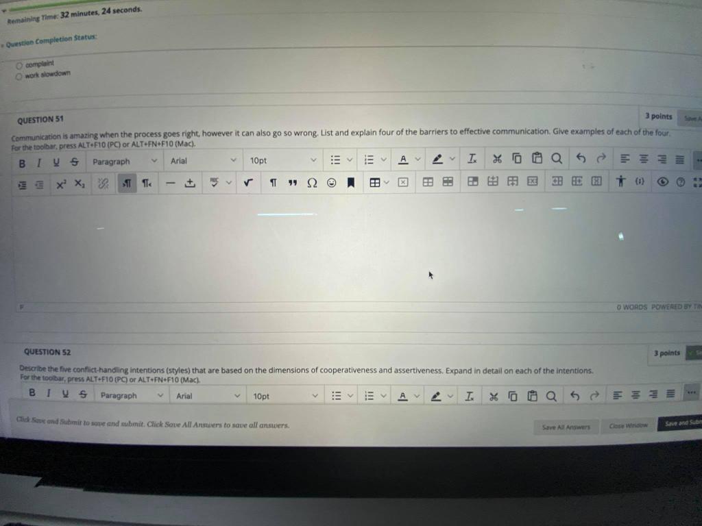 Remaining Time: 32 minutes, 24 seconds Question