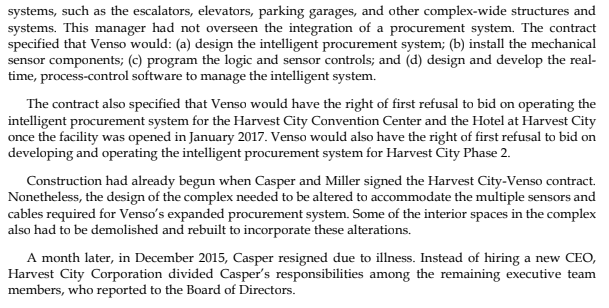 Case Study: Read & Answer Harvest City Case