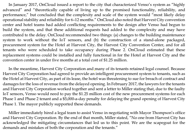 Case Study: Read & Answer Harvest City Case