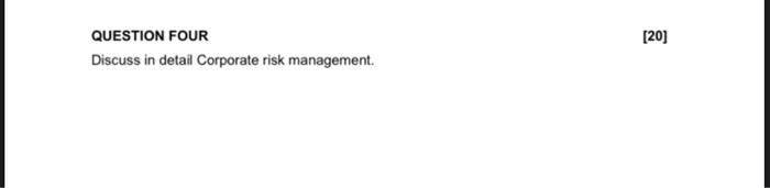 please read case study and answer question Four 5