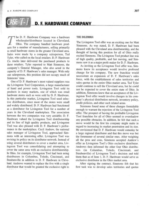 Instructions for DF Hardware. A. Determine what