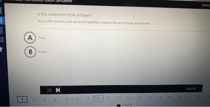 Is this statement true or false? All quality