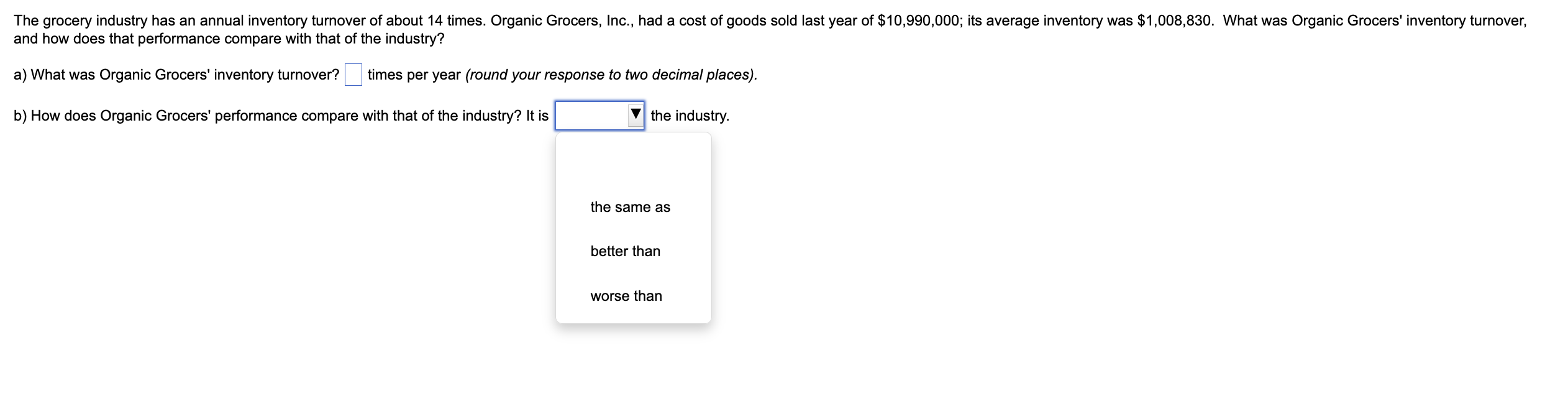 and how does that performance compare with that