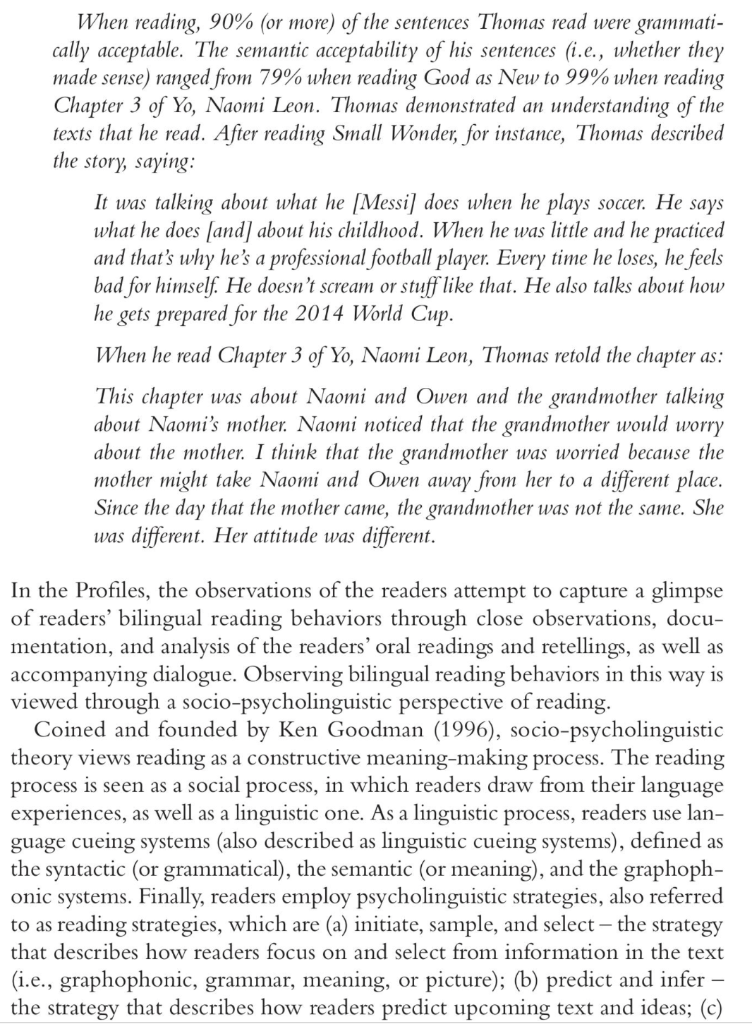 Please read the question: What does the learning