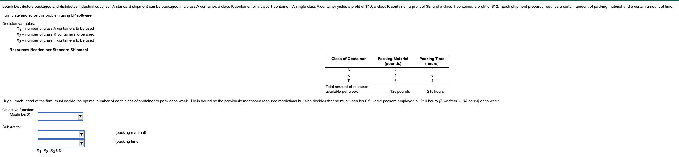 Leach Distributors packages and distributes
