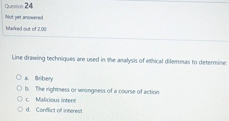 Creative middle way solutions are not adopted