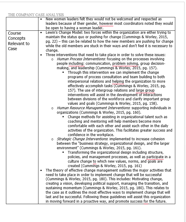 SAMPLE FORMAT OF A SIMILAR IVEY CASE ANALYSIS.