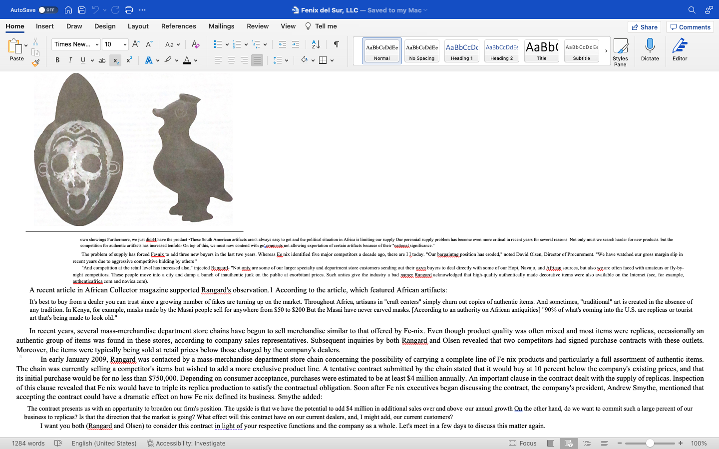 The Fenix case will be analyzed following the