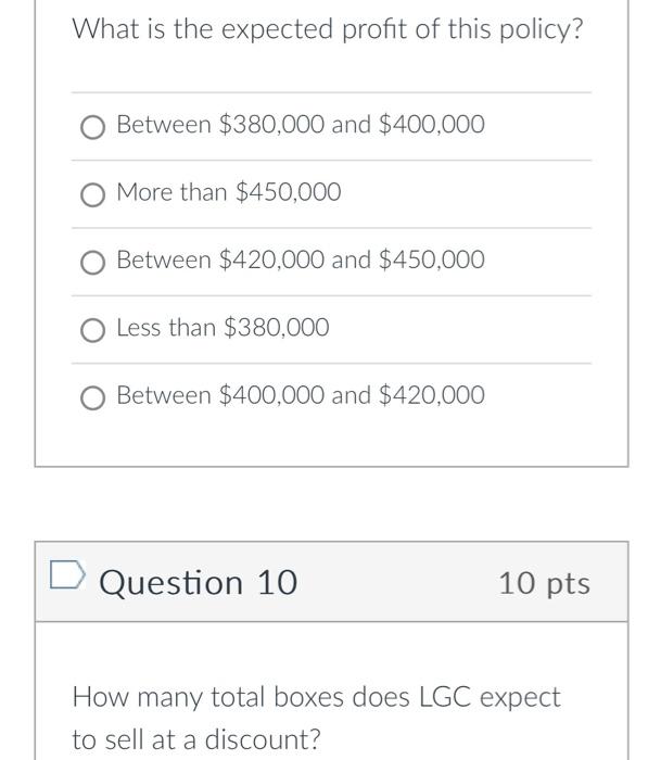 Lake Grove Confectionaries (LGC) sells chocolates