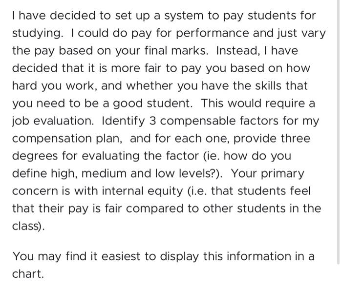 Human resource compensation question. please look