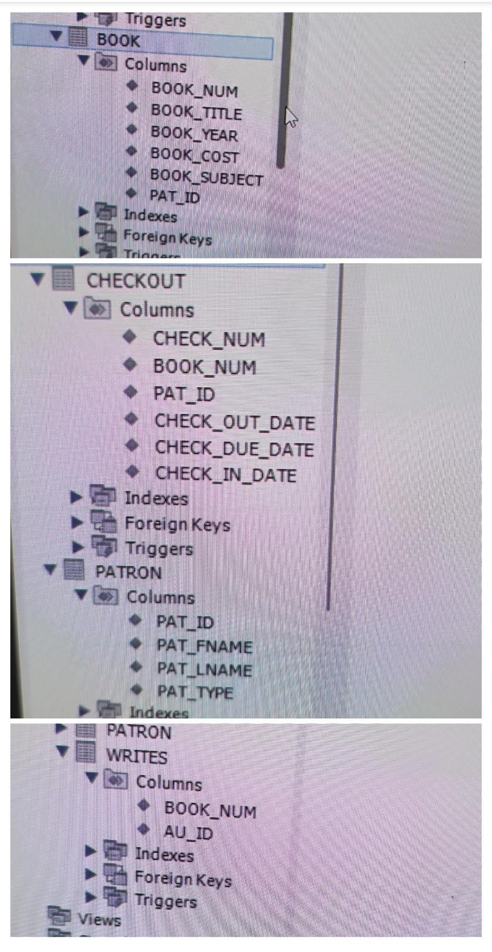 Write a query to display patron ID, first name,
