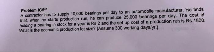 Need entire solution with all steps Problem IC5**