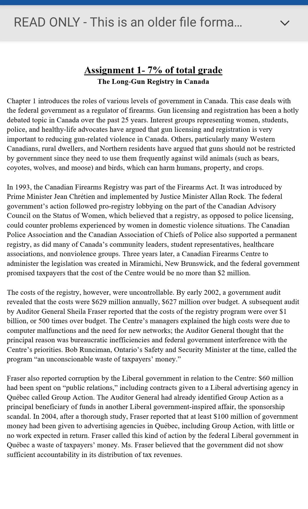 READ ONLY - This is an older file forma...