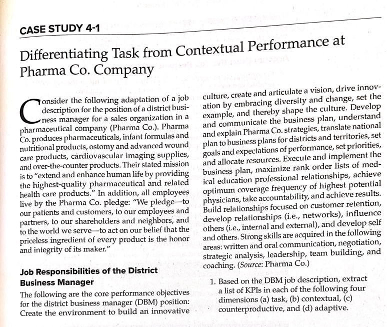 CASE STUDY 4-1 Differentiating Task from