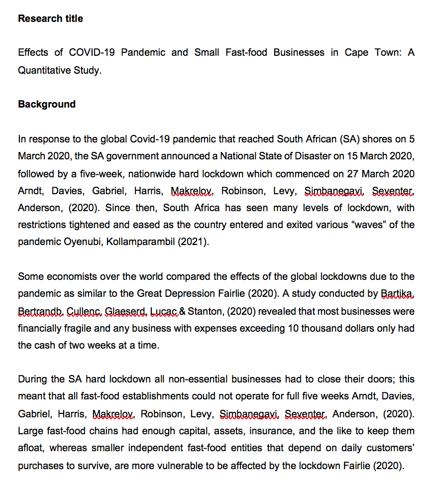 Based on the information provided, please write