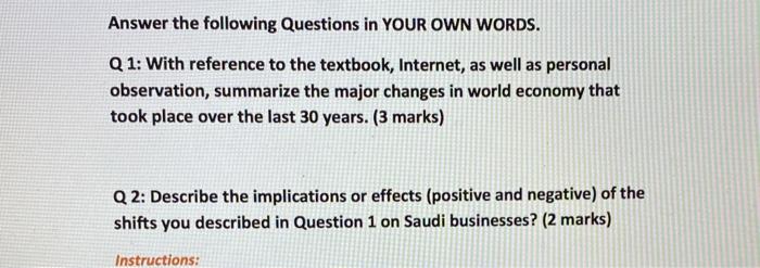 please use diffrent phrases a. Write the answers