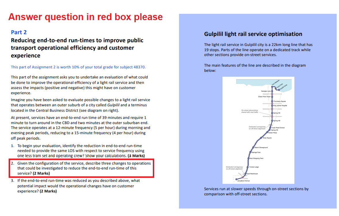 Answer question in red box please Gulpilil light
