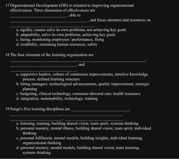 PART 2 - INSERT THE CORRECT WORD OR GROUP OF