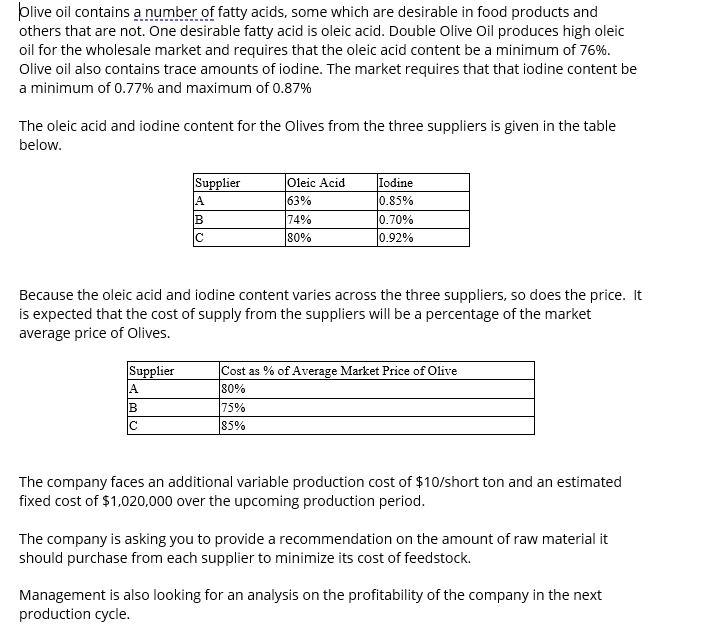 Can you please write the Description of the