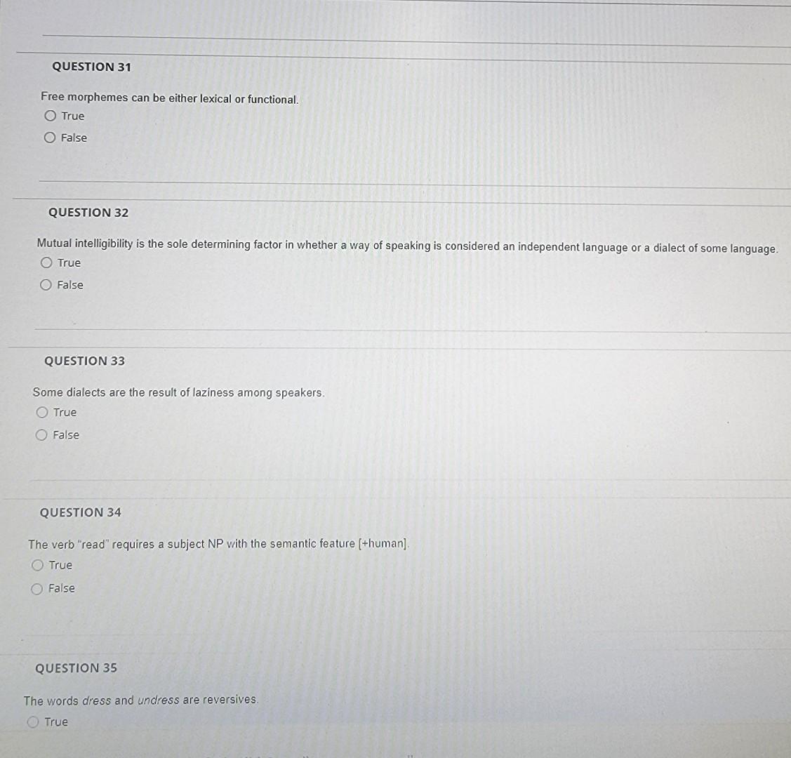linguistics questions Free morphemes can be