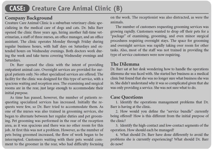 Company Background on the work. The receptionist