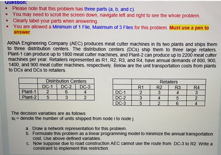 . . Question: Please note that this problem has