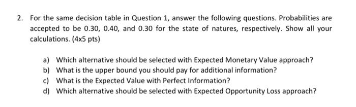 I need the answer with calculations. thanks this