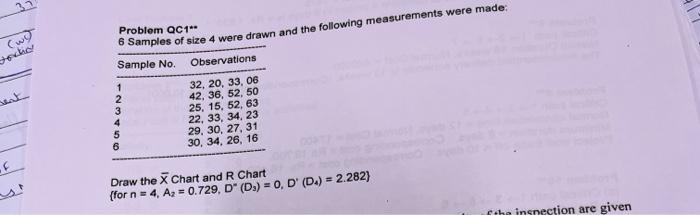 Need entire solution with all steps Problem QC1*