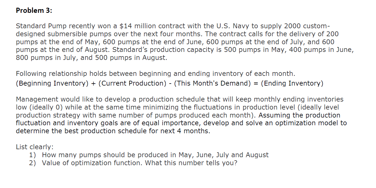 I want to answer this problem by solver with