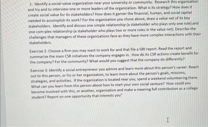 please need answer soon 1: Identify a