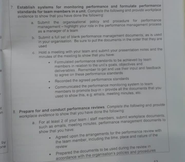 please help me please Establish systems for