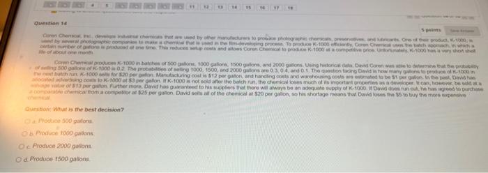 Whe ar about ond manth. Quesbon: What is the