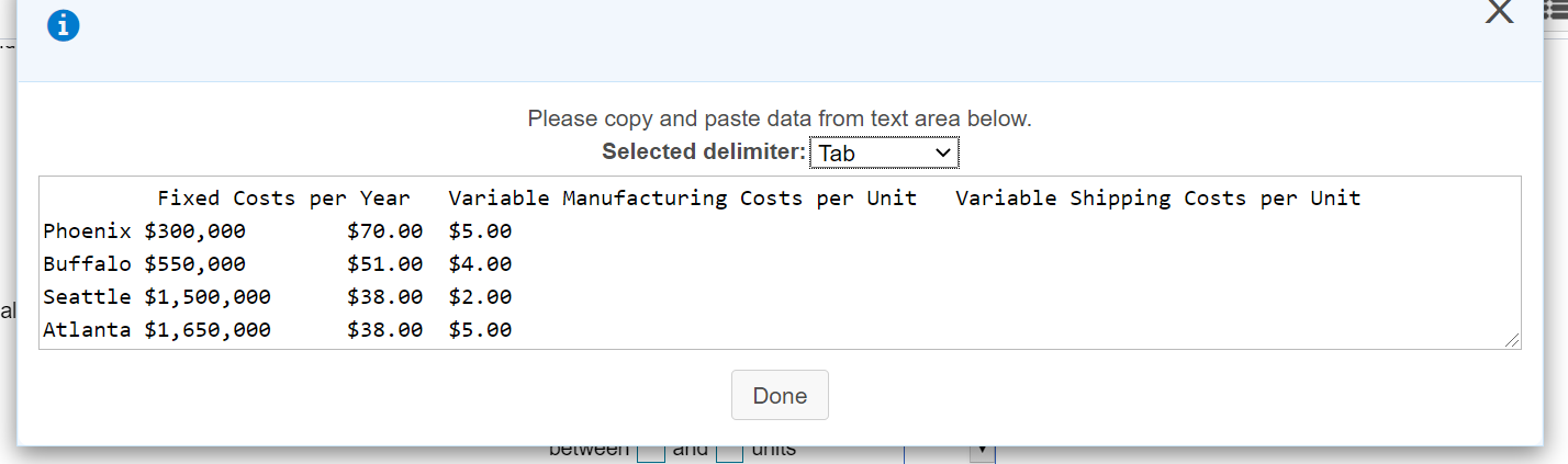 lif Please copy and paste data from text area