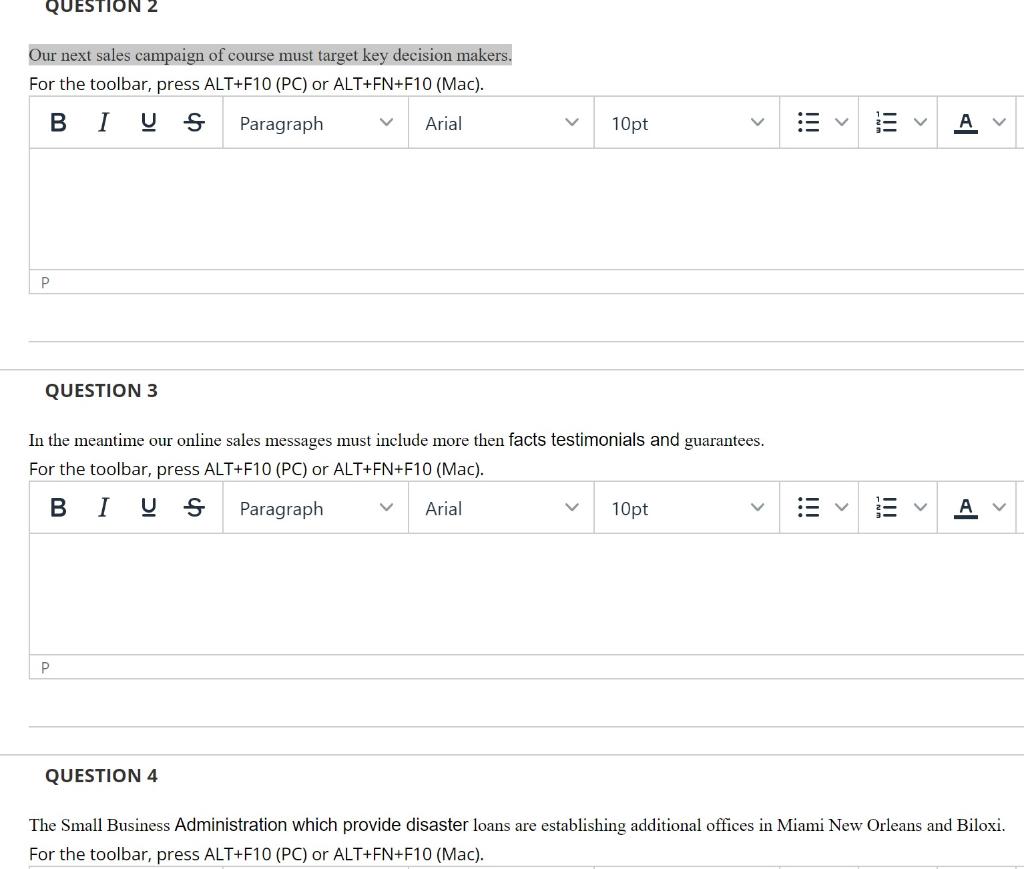 All errors must be corrected to receive credit