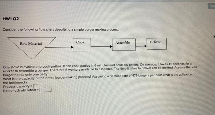 HW1 Q2 Consider the following flow chart