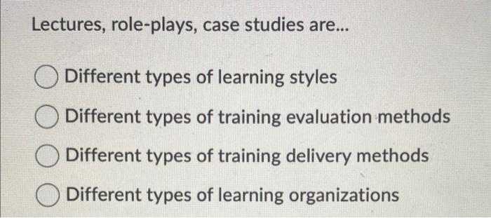 Ruby is an internal director for training for