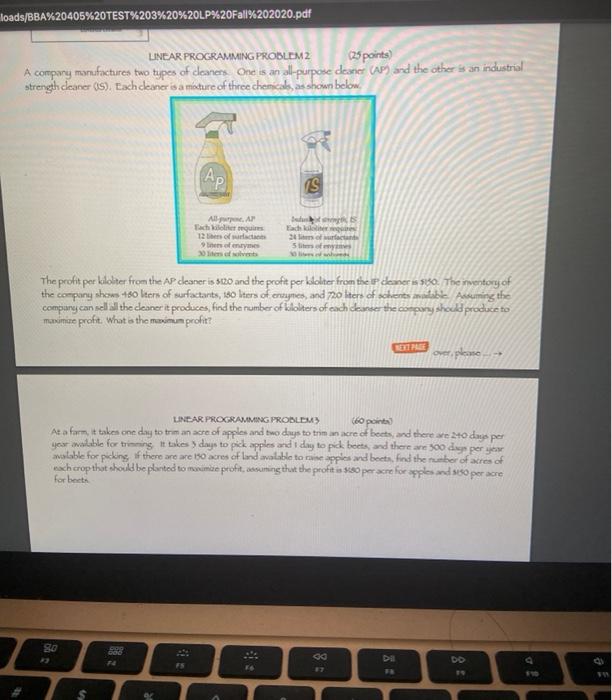 Upload Assignment: TEST 3 X Microsoft Word - BBA