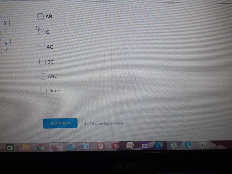 3 Question 8 (5 points) You have completed a