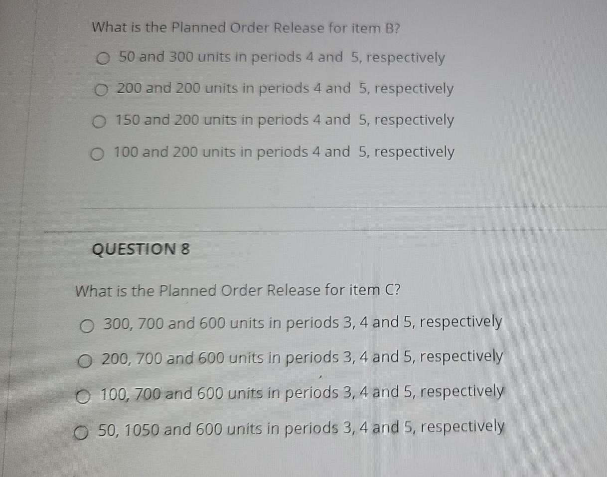 Help please and thank you :) QUESTION 7
