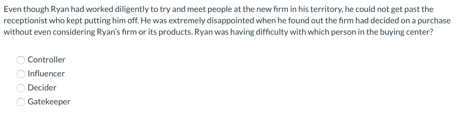 Which of the following is NOT one of the