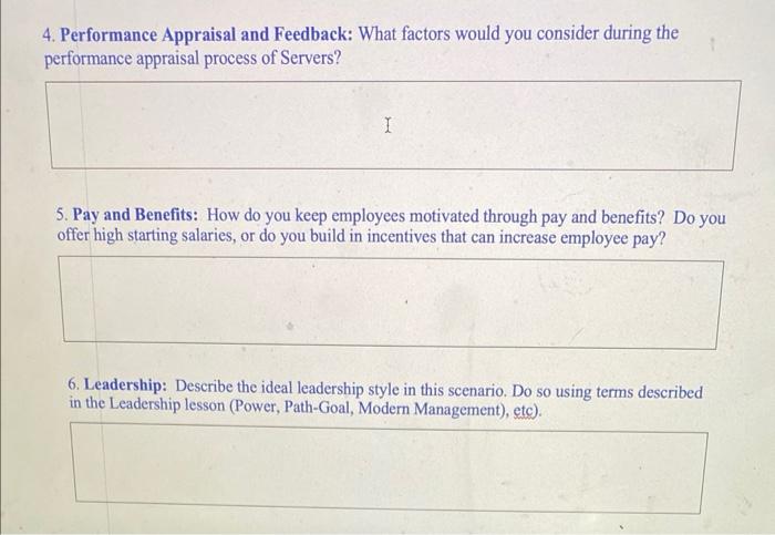 4. Performance Appraisal and Feedback: What