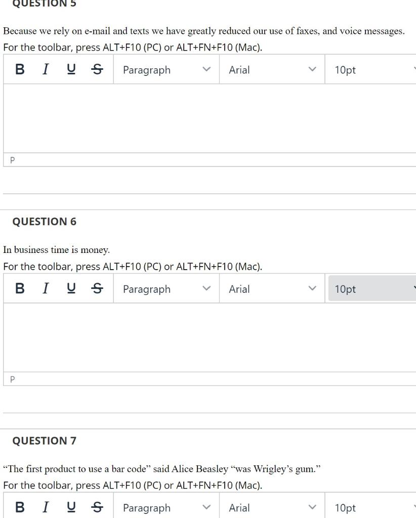 All errors must be corrected to receive credit