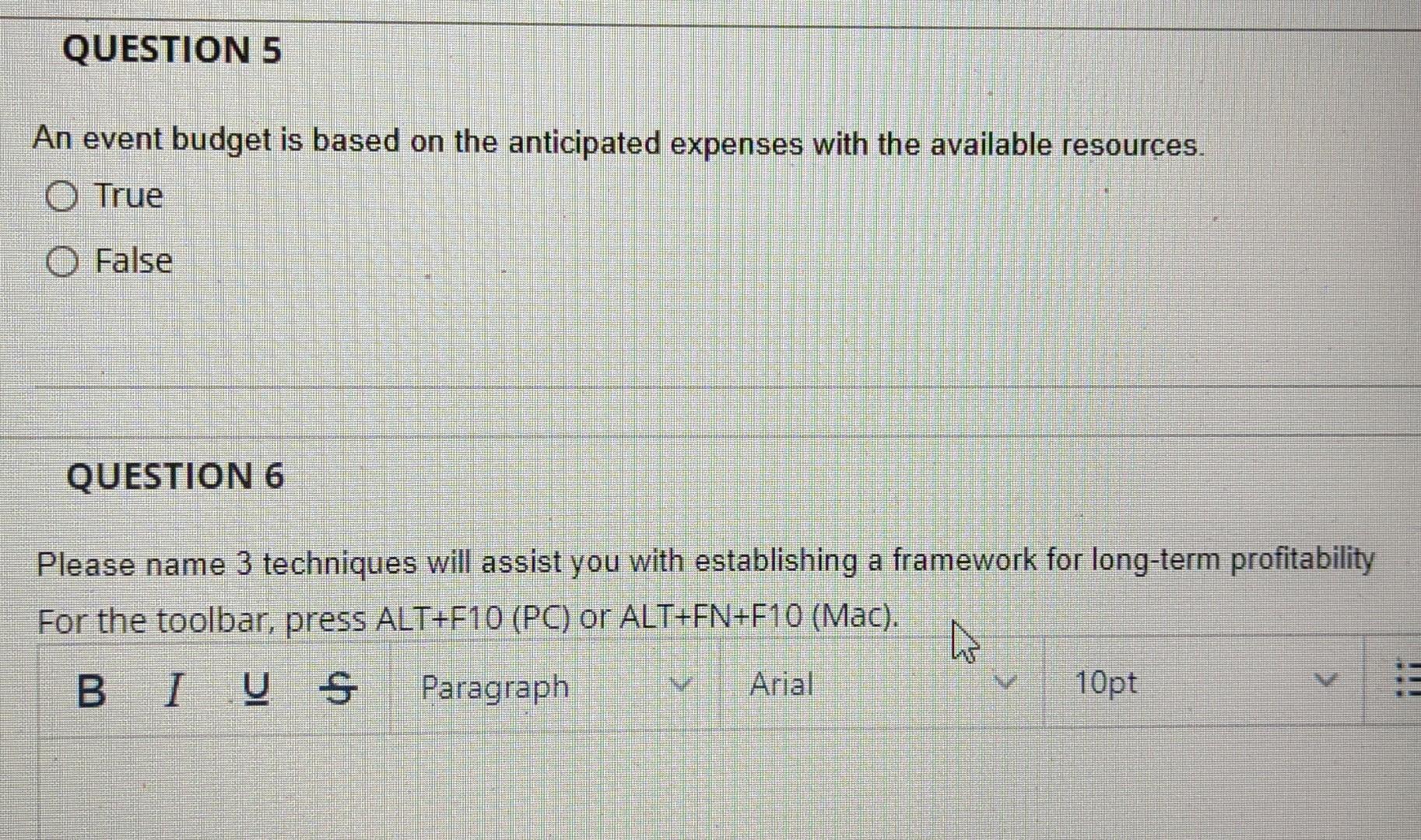 answer those questions... thanks During the