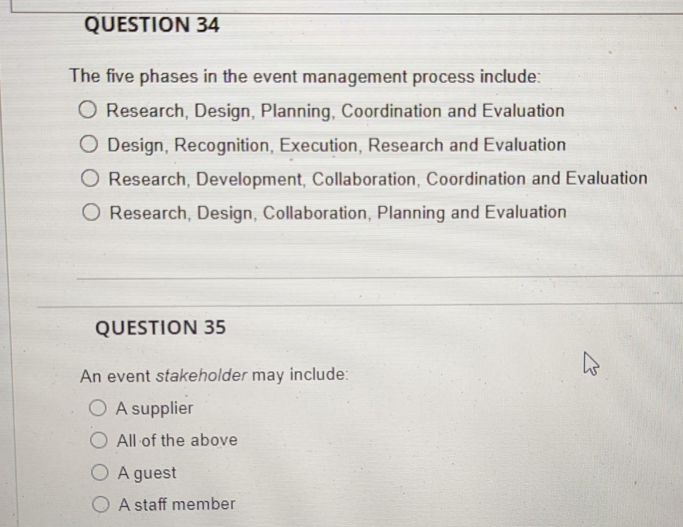 answer those questions... thanks During the